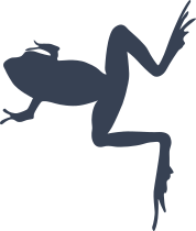 Frog Toad With Long Legs Sticker