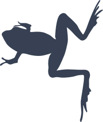 Frog Toad With Long Legs Sticker