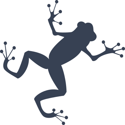 Frog Toad With Long Toes Sticker