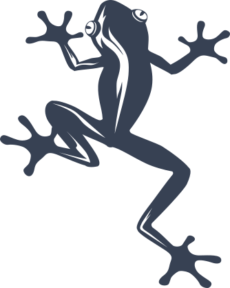 Frog Toad With Stripes Sticker