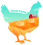 From Farm Illustration In Chicken Sticker