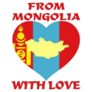 From Mongolia With Love Sticker