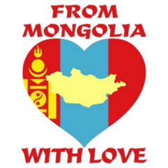 From Mongolia With Love Sticker
