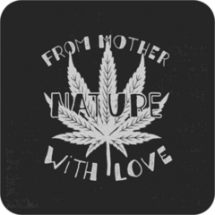 From Mother Nature With Love Marijuana Sticker