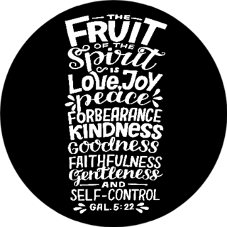 Fruit Of Spirit Is Love, Joy, Peace Bible Sticker