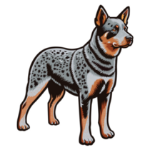 Full Body Cattle Dog Sticker