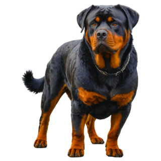 Full Body Rottweiler Sticker