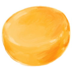 Full Cheese Wheel Dairy Painting Sticker 