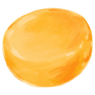Full Cheese Wheel Dairy Painting Sticker 