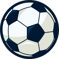 Full Color Soccer Ball Sticker