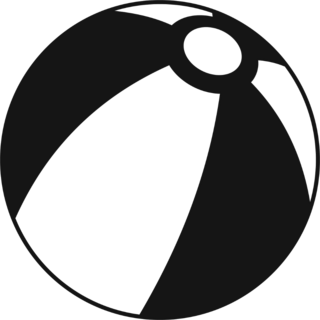 Fun Beach Ball Sticker