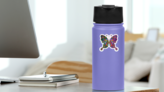Fun Butterfly Sticker on a Water Bottle (New) example