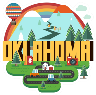 Fun Oklahoma State Sticker