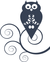 Fun Owl Bird On A Limb Sticker