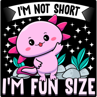 Fun Size Axolotl Sticker
