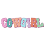 Fun Western Cowgirl Typography Sticker