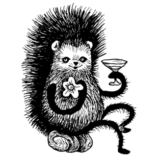 Funky Hedgehog Sticker