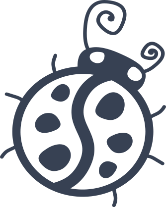 Funky Ladybug Sticker