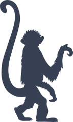 Funky Monkey Sticker