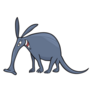 Funny Aardvark Sticker