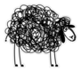 Funny Black Sheep, Sketch Sticker