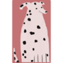 Funny Boho Dalmatian Sticker