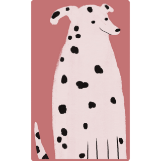 Funny Boho Dalmatian Sticker
