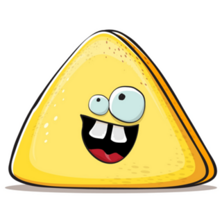 Funny Cartoon Cheese Buck Teeth Sticker