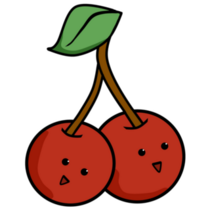 Funny Cherries Sticker