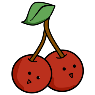 Funny Cherries Sticker