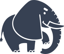 Funny Elephant Sticker