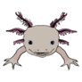 Funny Face Axolotl Sticker