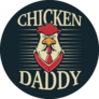 Funny Farm Chicken Daddy Sticker