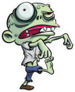 Funny Green Zombie Sticker