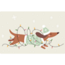 Funny Holiday Dachshund Sticker