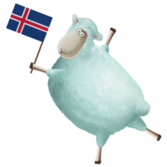 Funny Icelandic Sheep Sticker