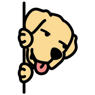Funny Lab Cartoon Sticker