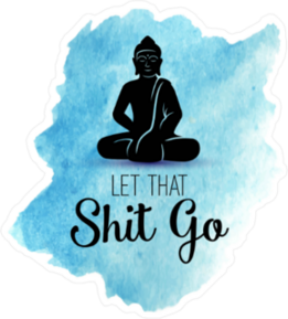 Funny Meditation Sticker