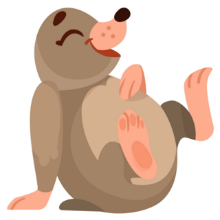 Funny Mole Sticker