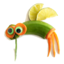 Funny Mosquito Made Of Fruits And Vegetables Sticker