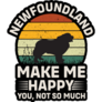 Funny Newfie Text Sticker