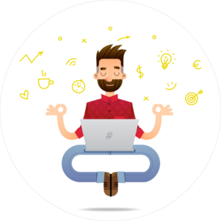 Funny Programming Guru Sticker