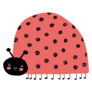 Funny Red Ladybug Smiling Sticker