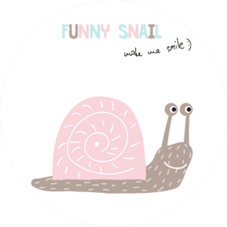 Funny Snail Sticker