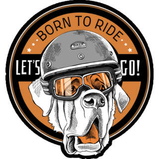 Funny St Bernard Sticker