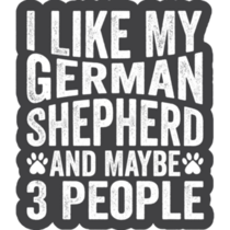Funny Text German Dog Sticker
