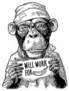 Funny Will Work for Banana Sticker