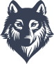 Furry Wolf Face Sticker
