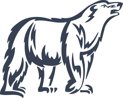 Fuzzy Bear Outline Sticker