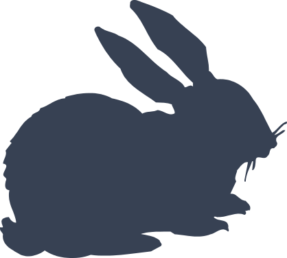 Fuzzy Rabbit Sticker